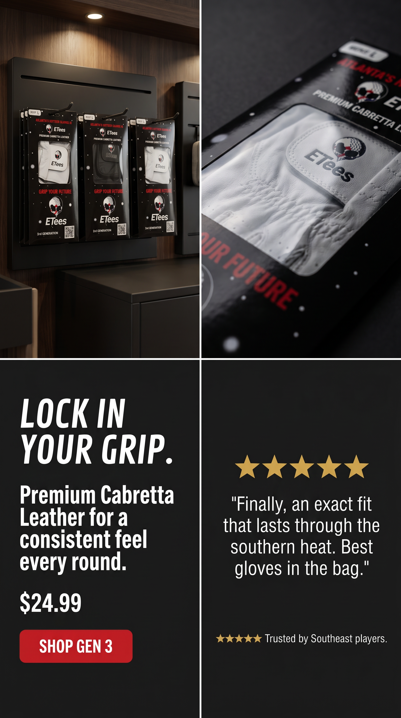 Gen 3 Cabretta Leather Golf Gloves